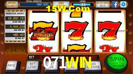 Sessão de jogo em andamento no aplicativo 071WIN para Android
